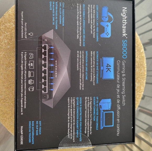 Nighthawk S8000 Gaming & Streaming Switch (GS808E) - Picture 8 of 12